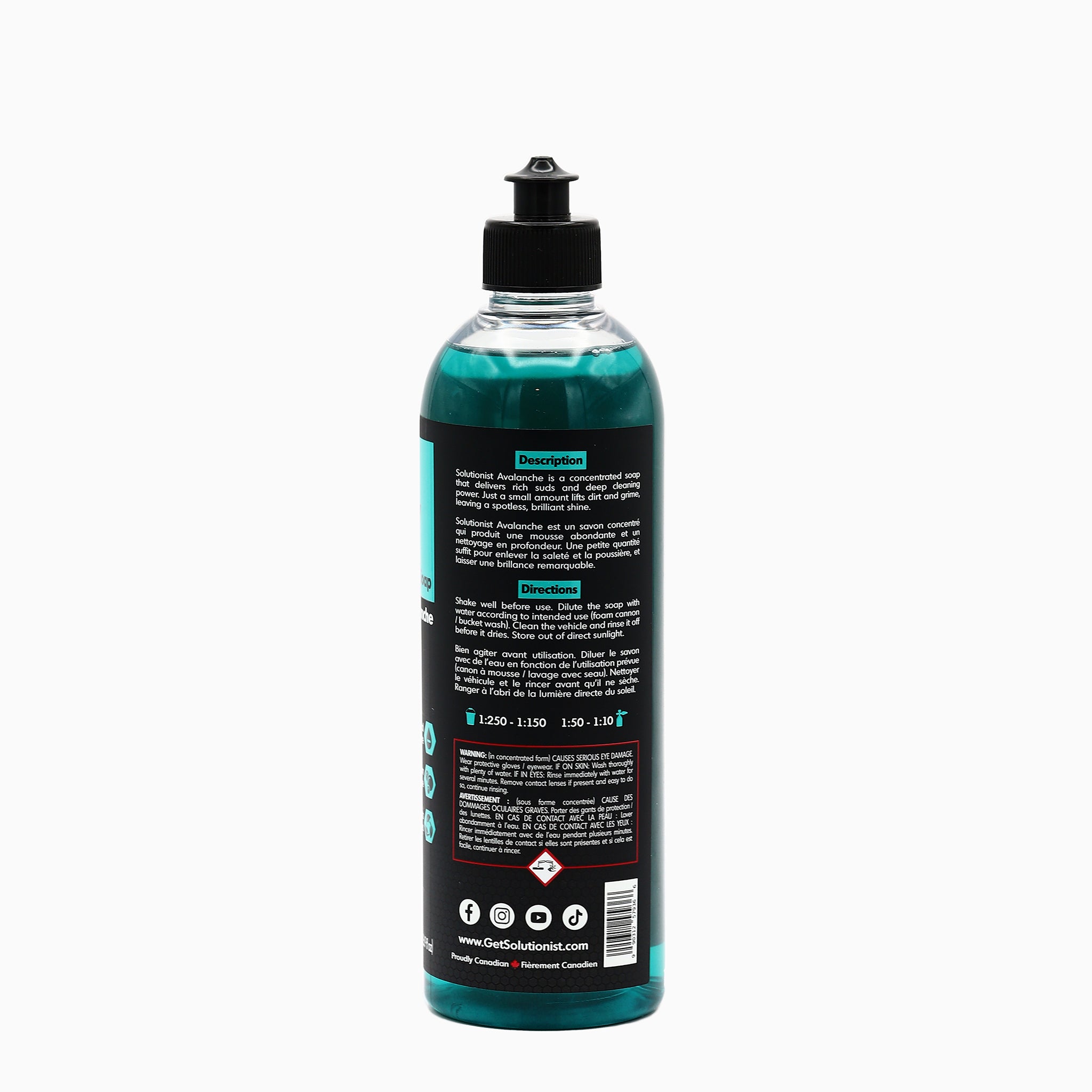 Avalanche Soap 500ml – Solutionist Car Care