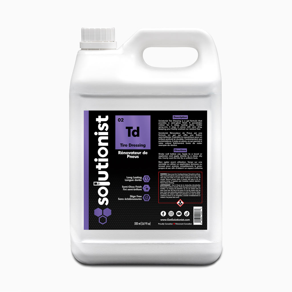 Solutionist Car Care 5L Graphene Tire Dressing