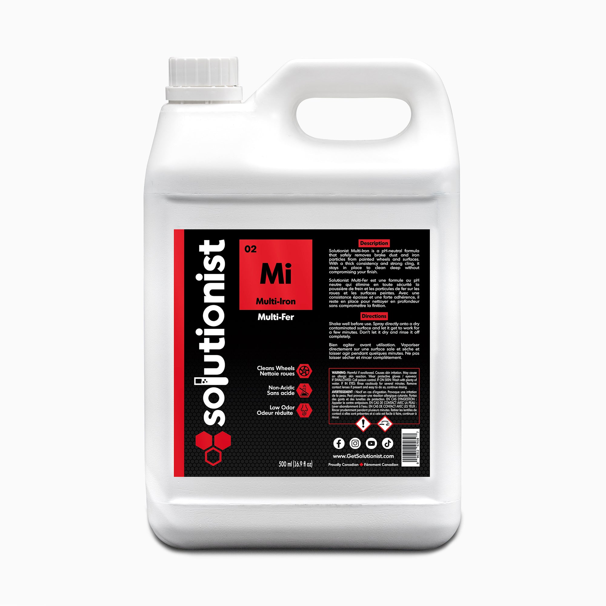 Solutionist Car Care 5L Multi-Iron